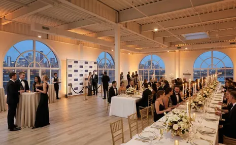 Corporate Galas event setup at Legacy Events